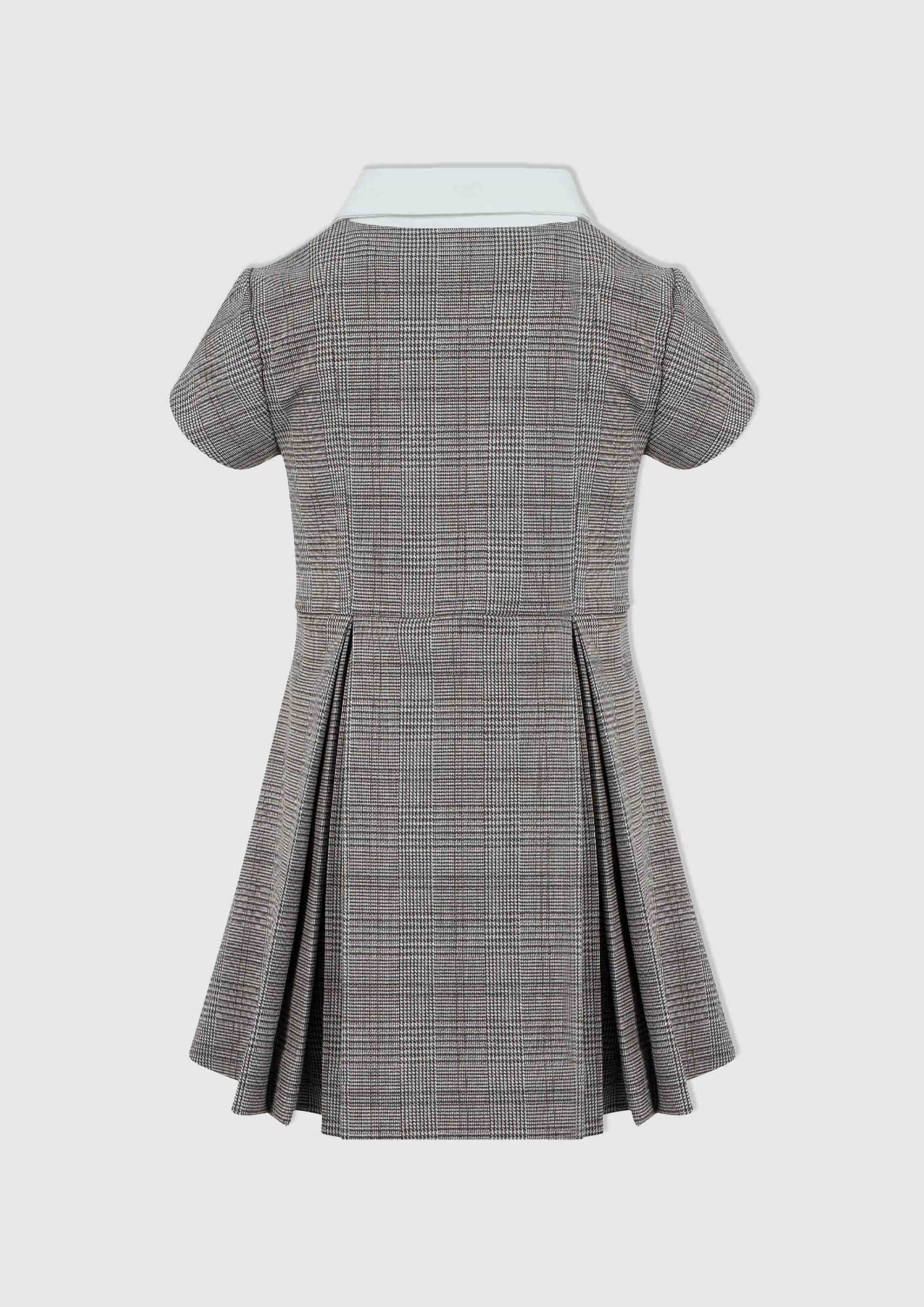 Lapin House Brown Check Dress