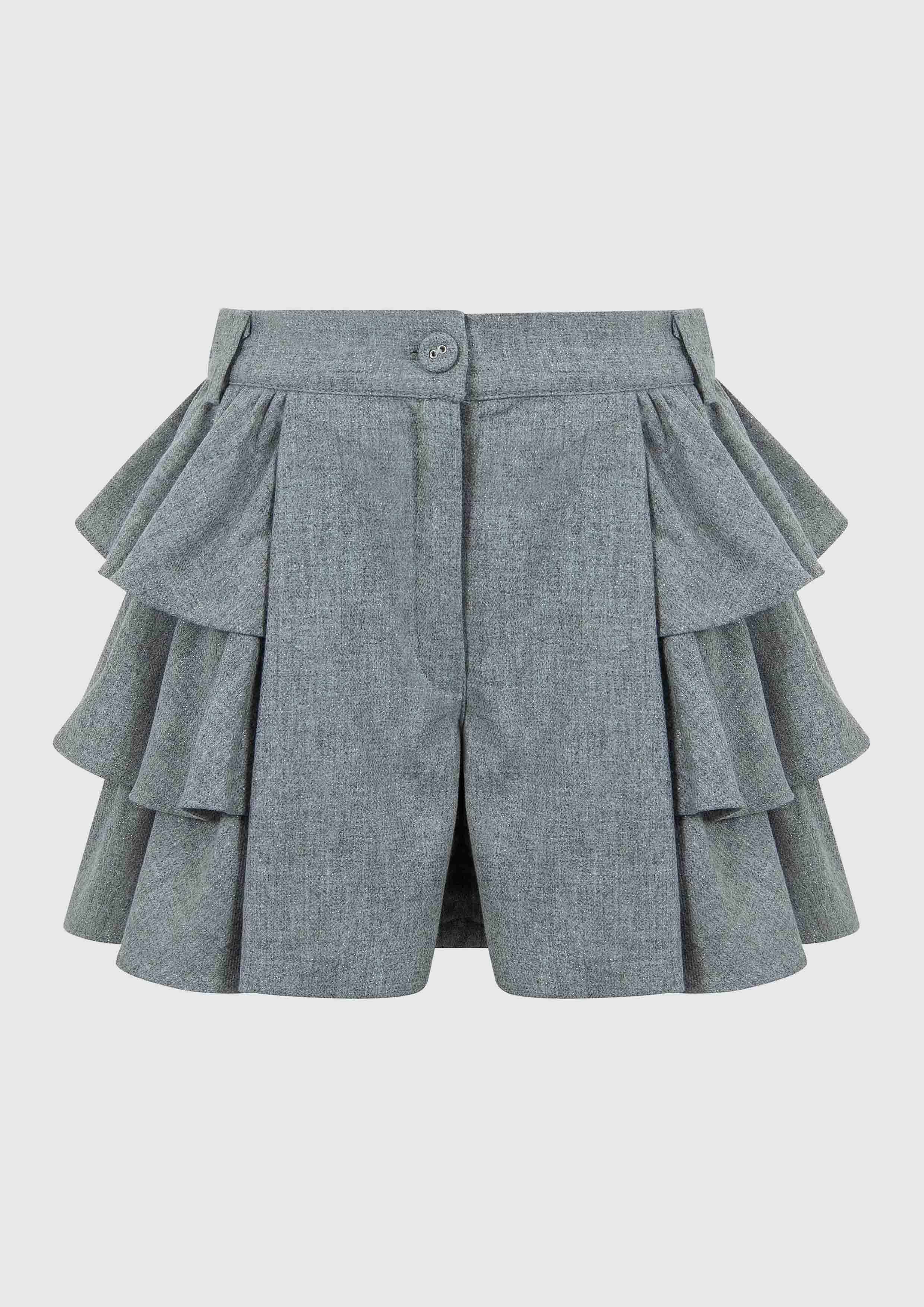 Lapin House Grey Sparkle Shorts