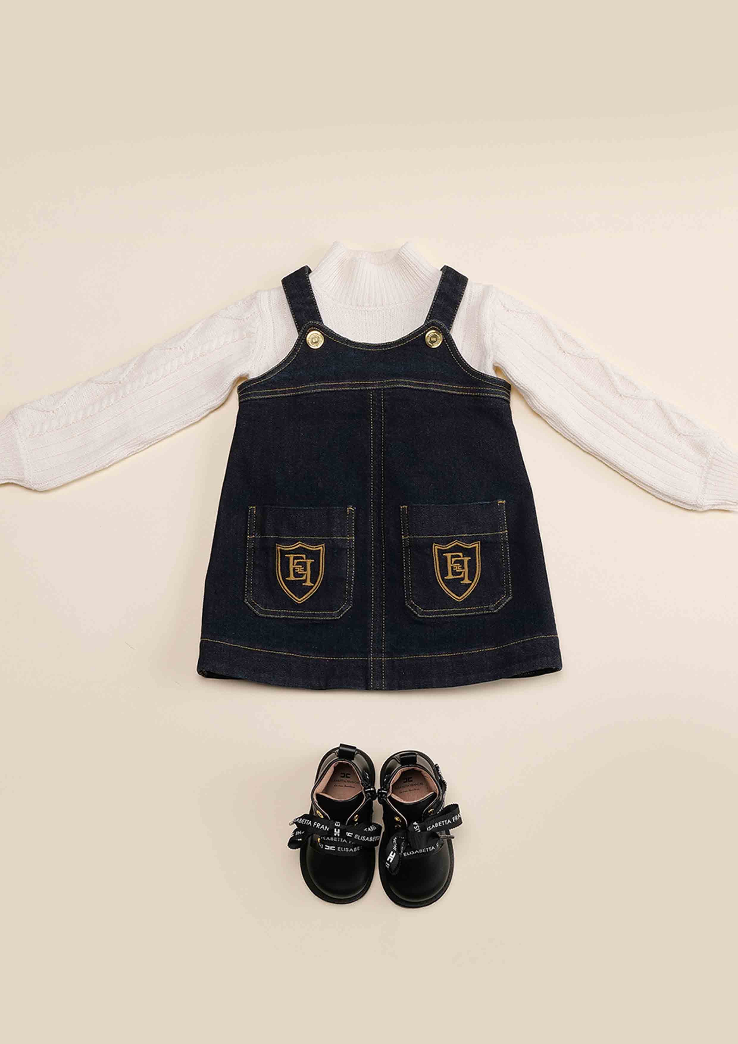 Elisabetta Franchi Toddler Denim Dress