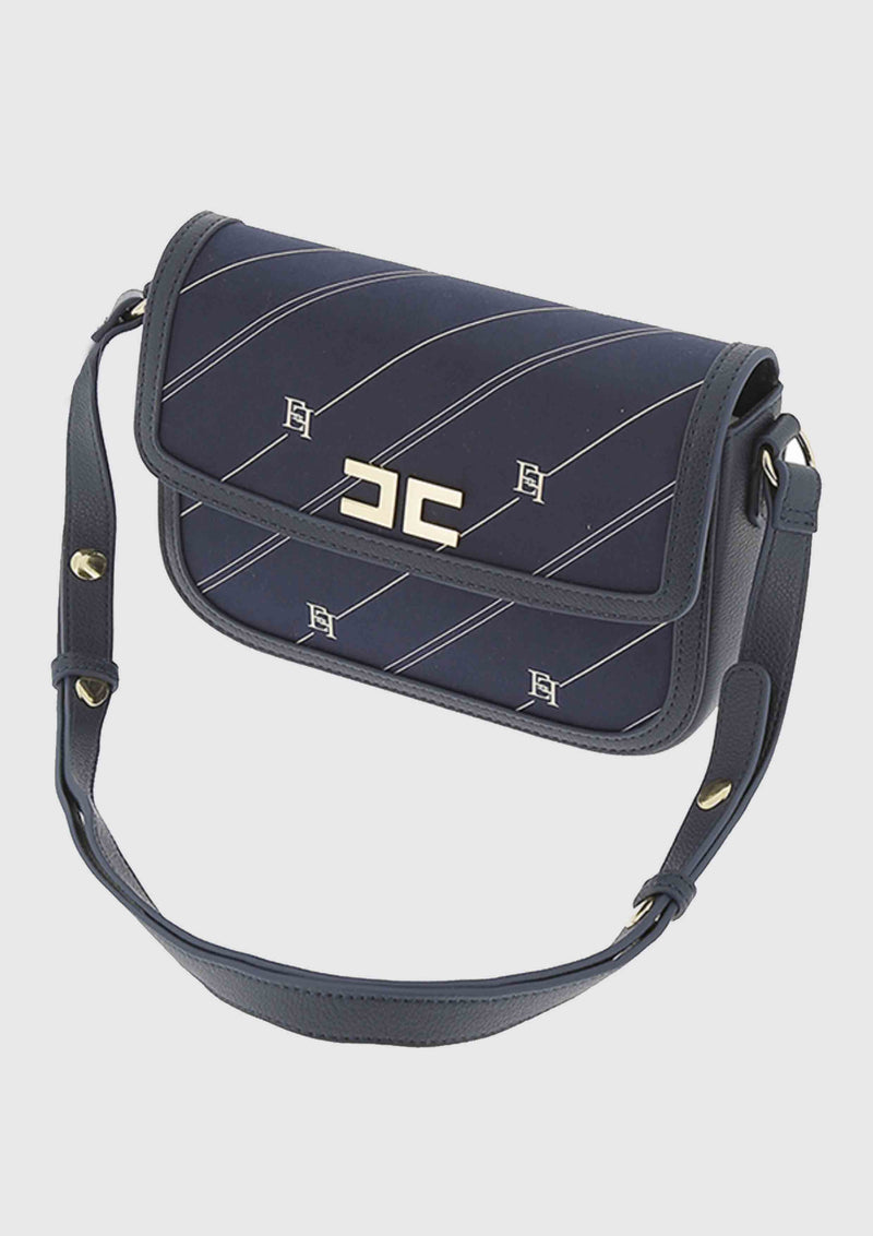 Elisabetta Franchi Crossbody Navy Bag