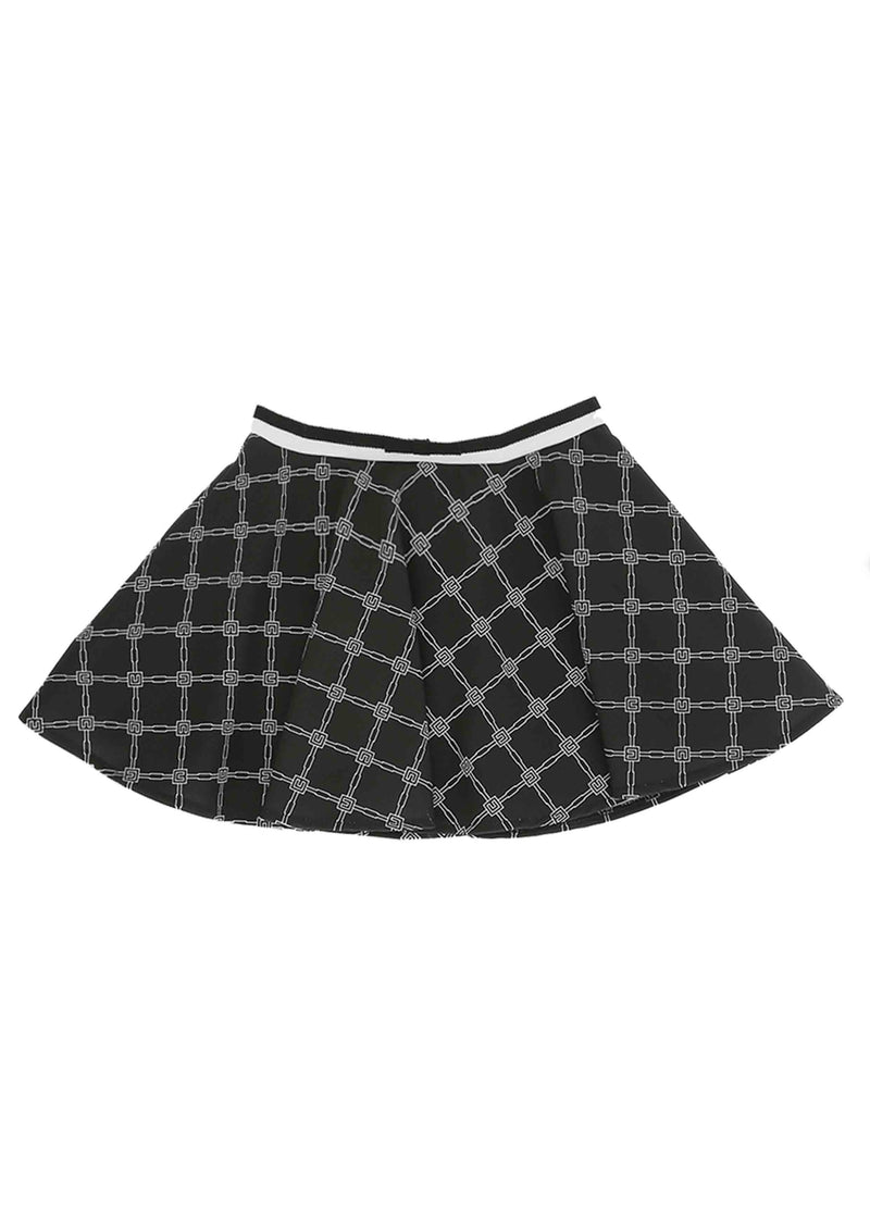 Elisabetta Franchi Logo Print Mini Skirt