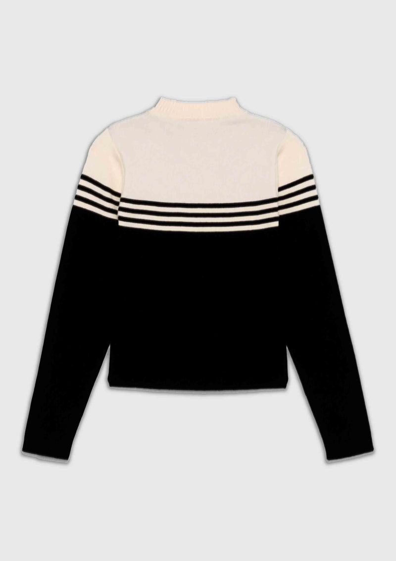 Elisabetta Franchi Laurel Design Contrast Knit