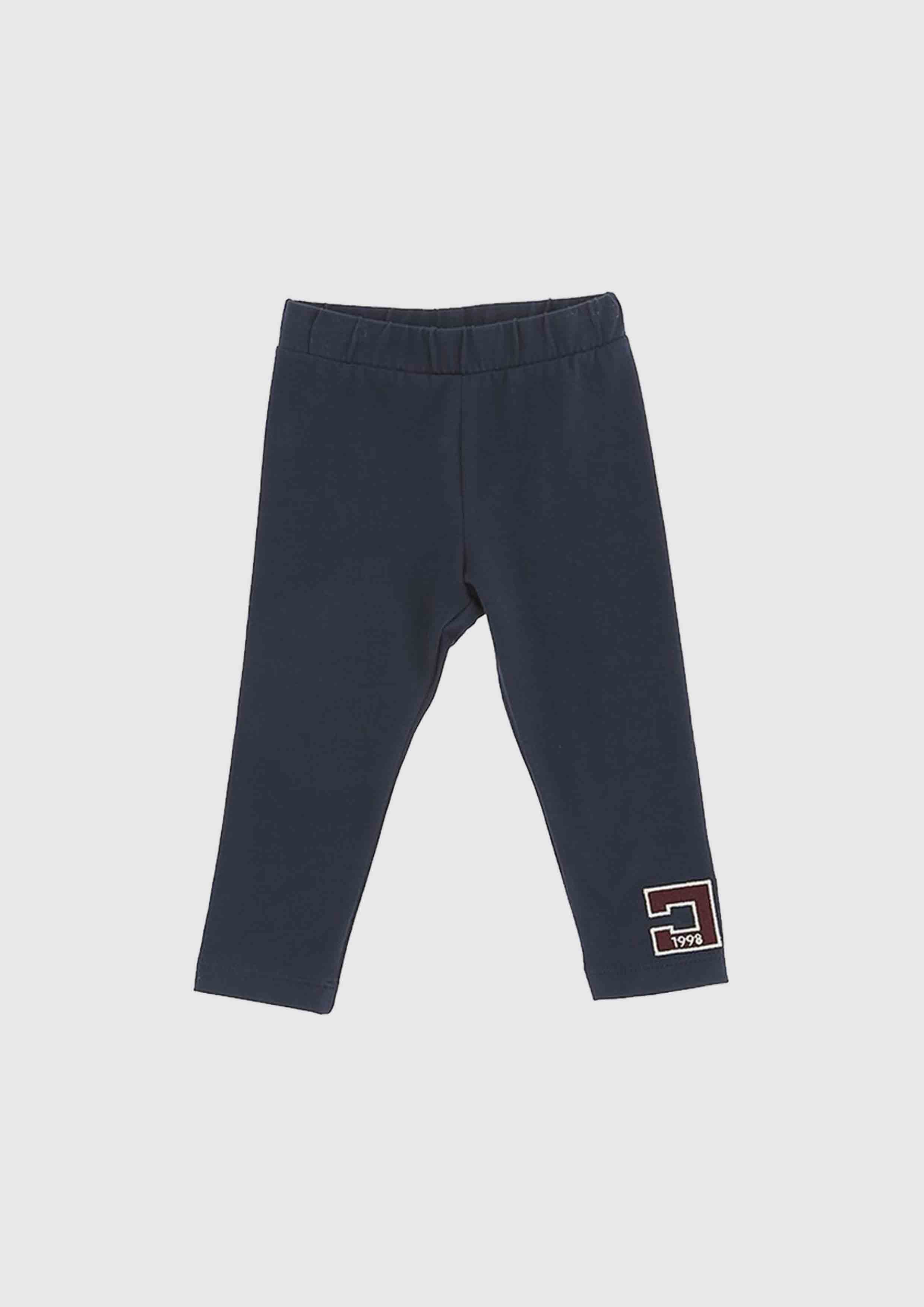 Elisabetta Franchi Navy Leggings with Logo (toddler sizes)