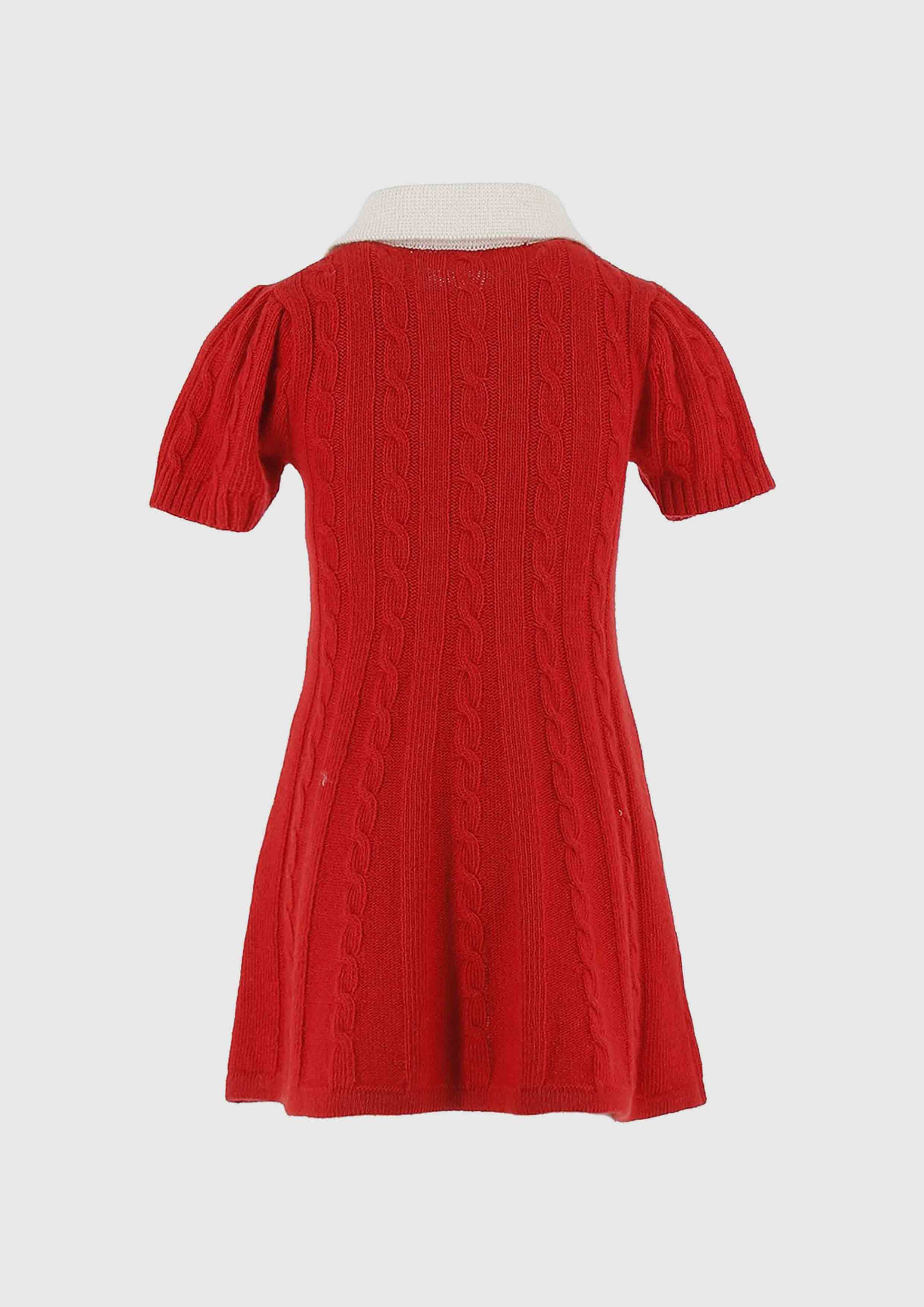 Philosophy Red Cable Knitted Dress