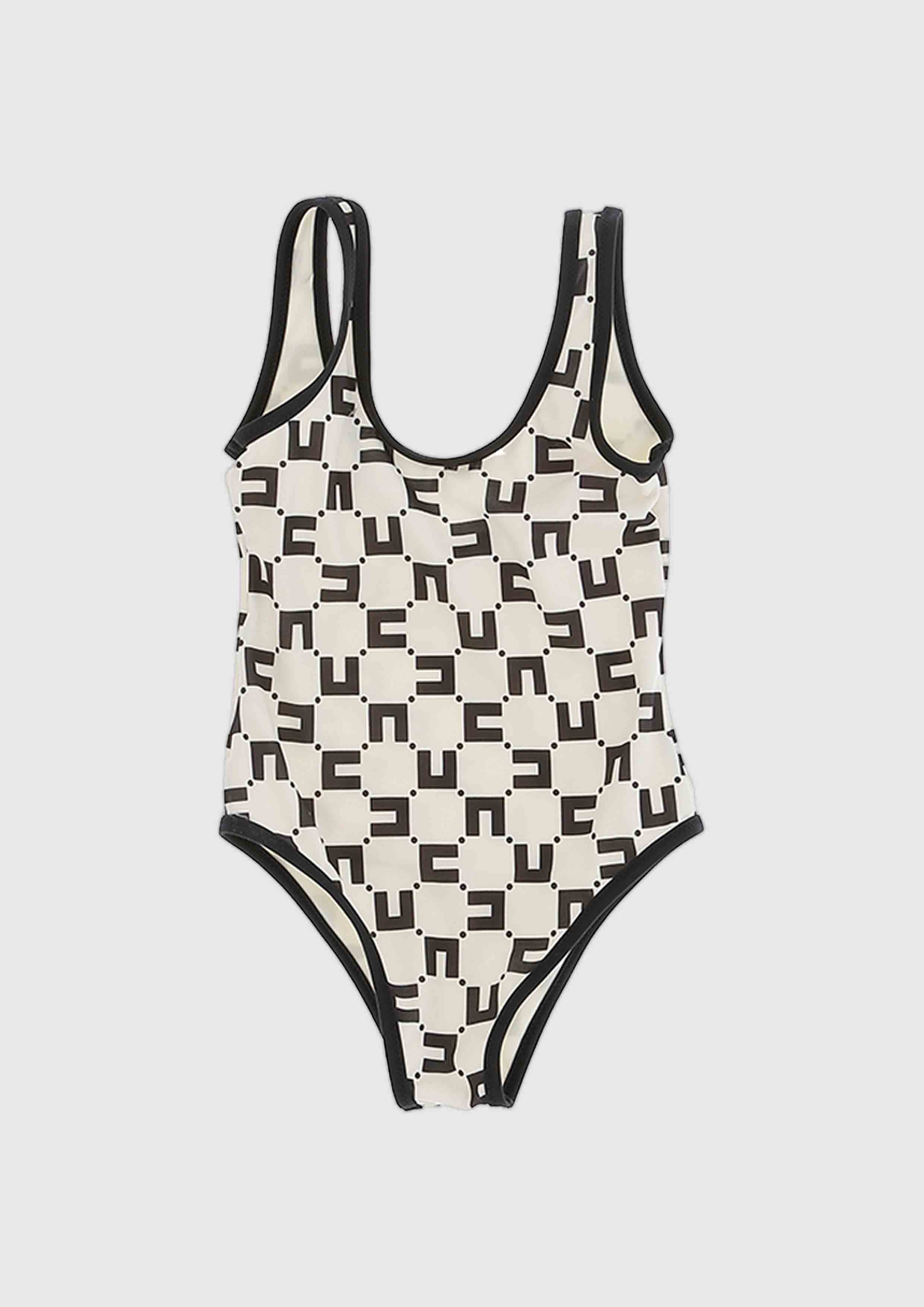 Elisabetta Franchi Swimsuit with Cubic Logo