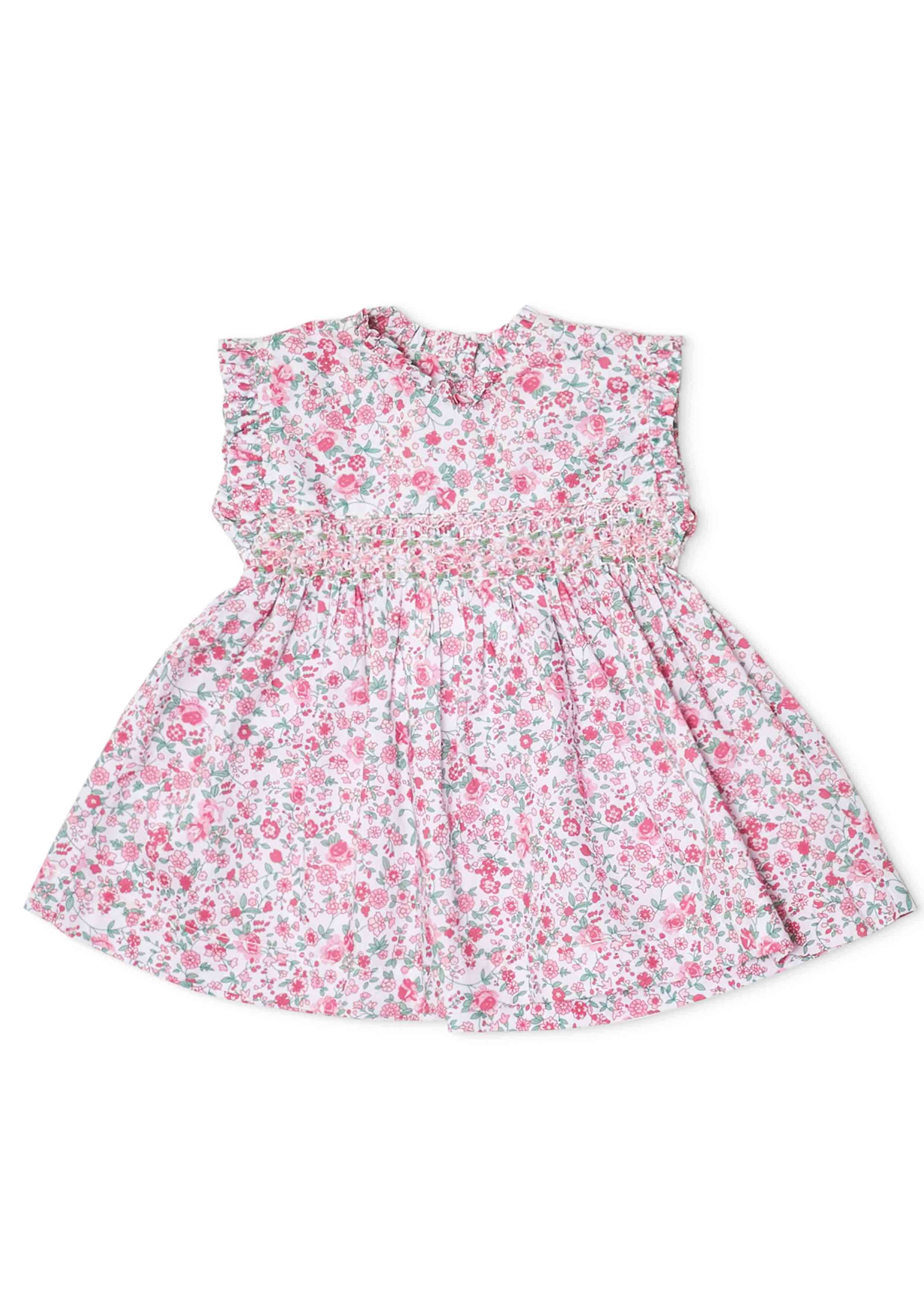 Malvi & Co  Pink Ditsy Floral Dress