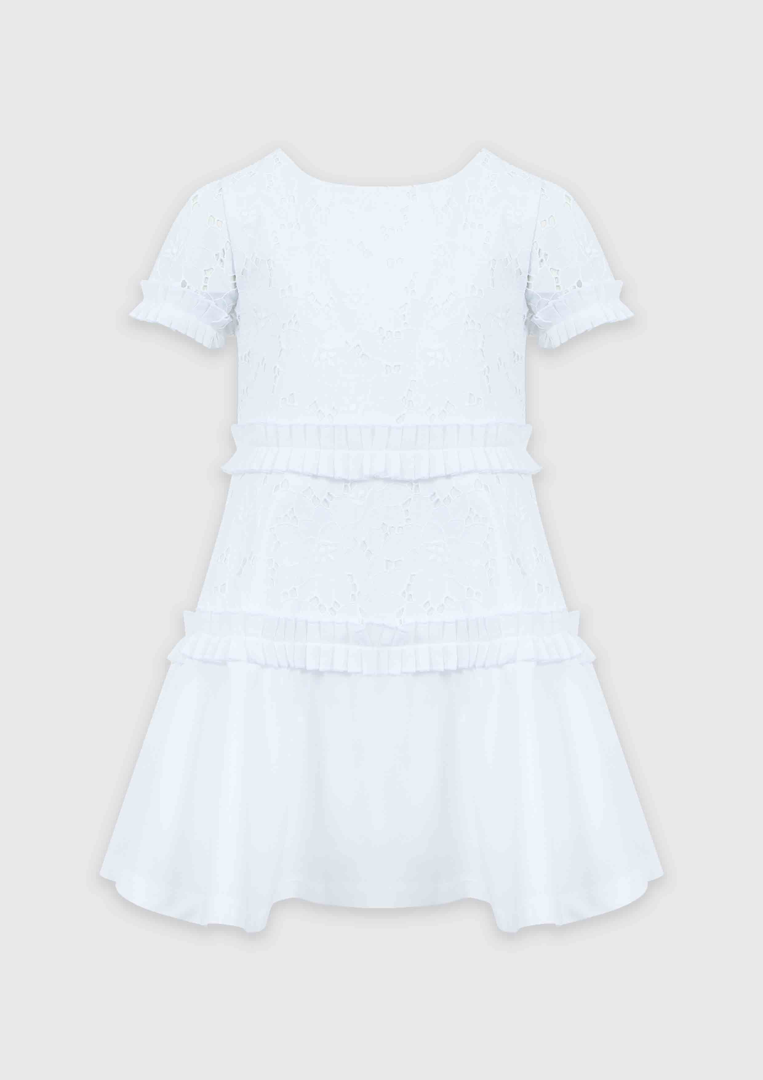 Lapin House White Eyelet Dress