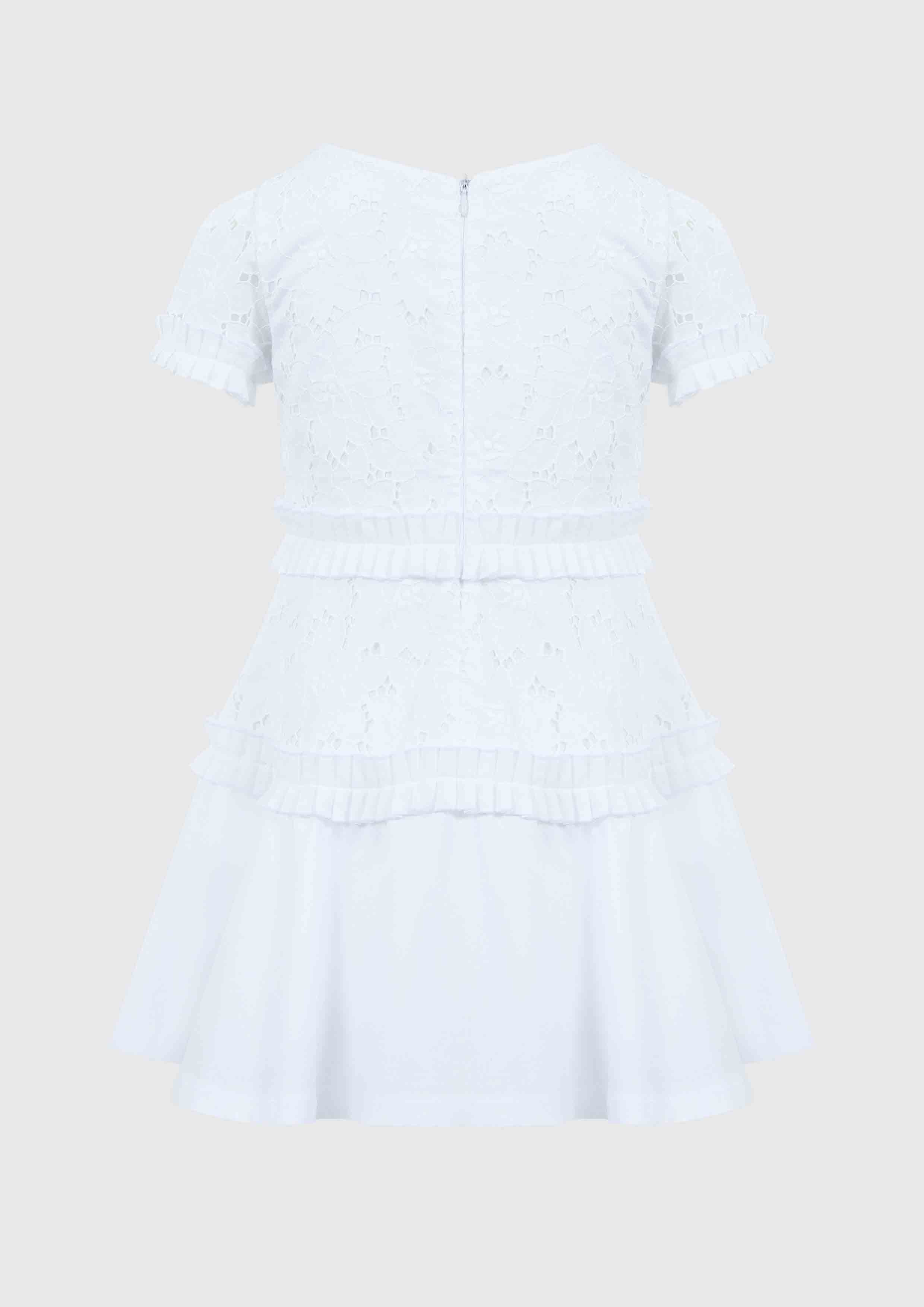 Lapin House White Eyelet Dress