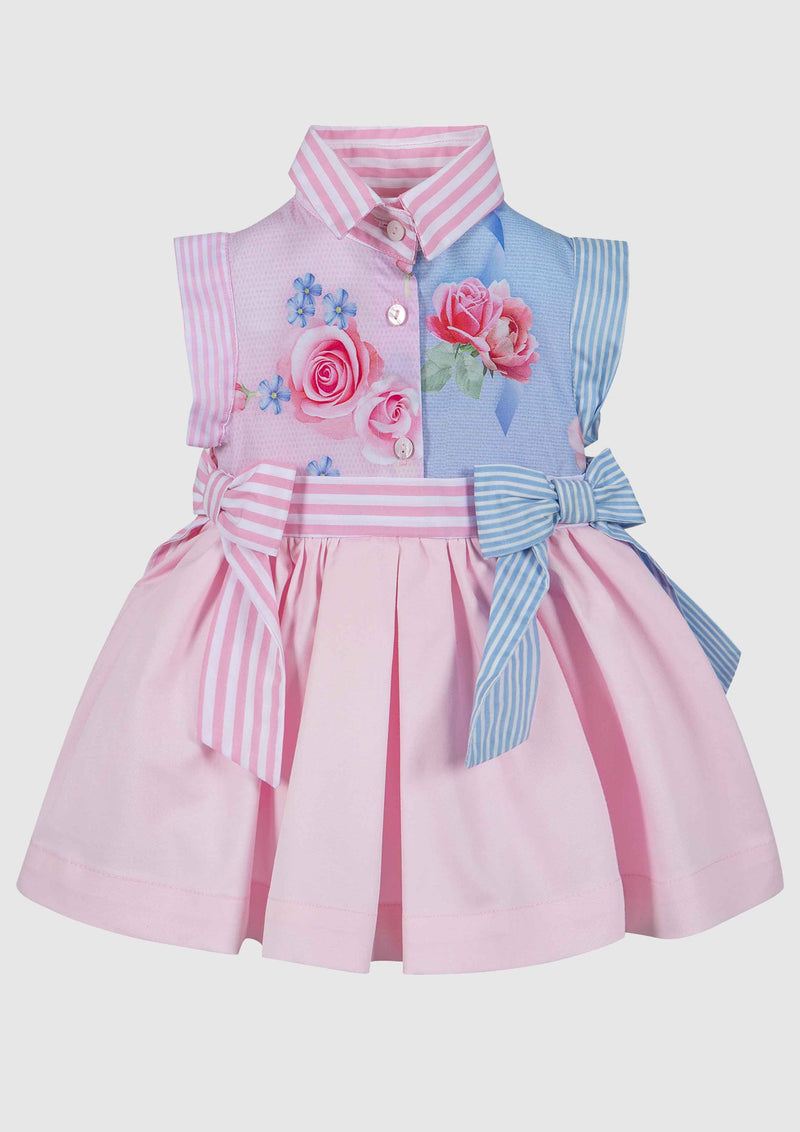 Lapin House Pink and Blue Dress