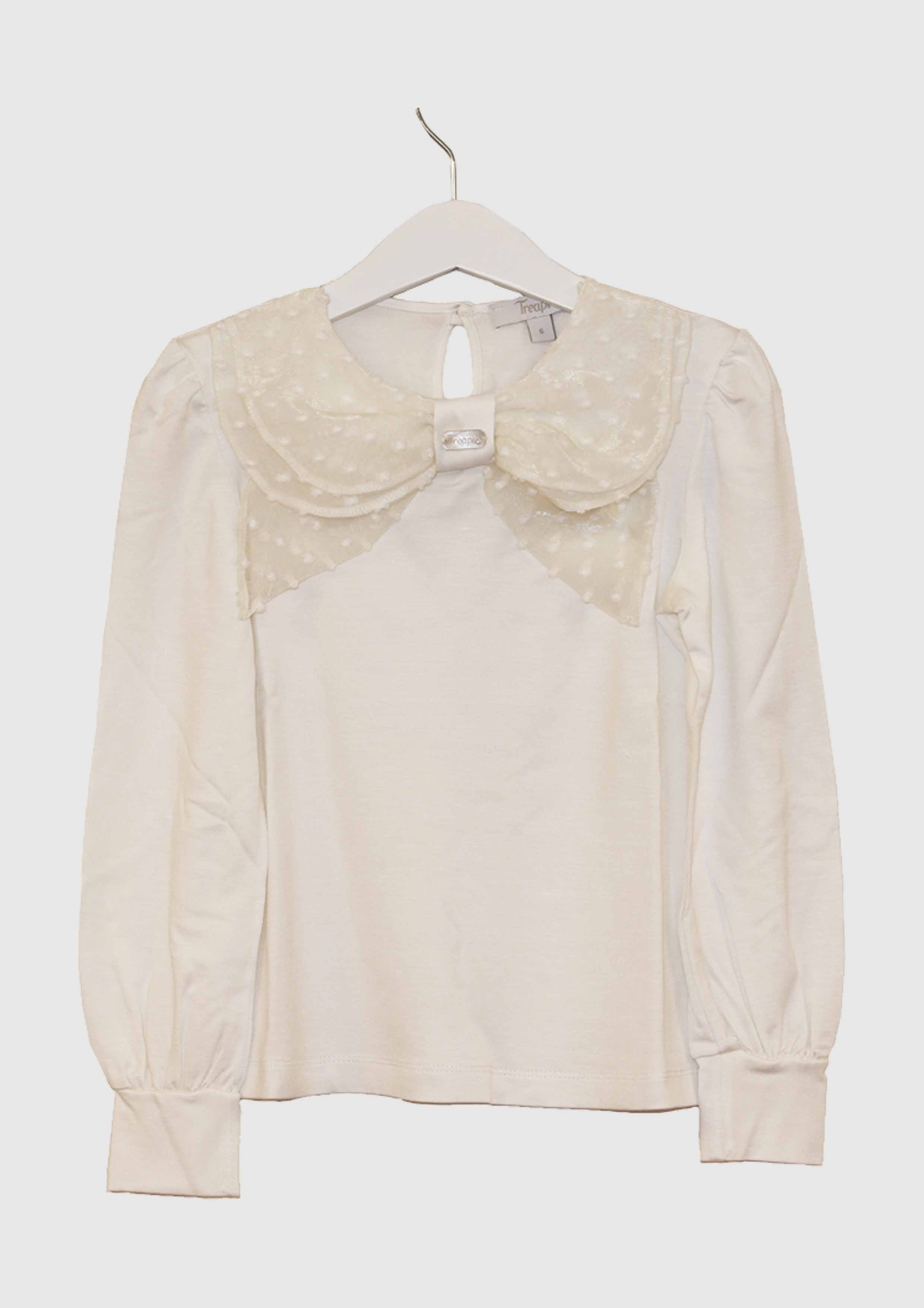 Ivory Bow Blouse