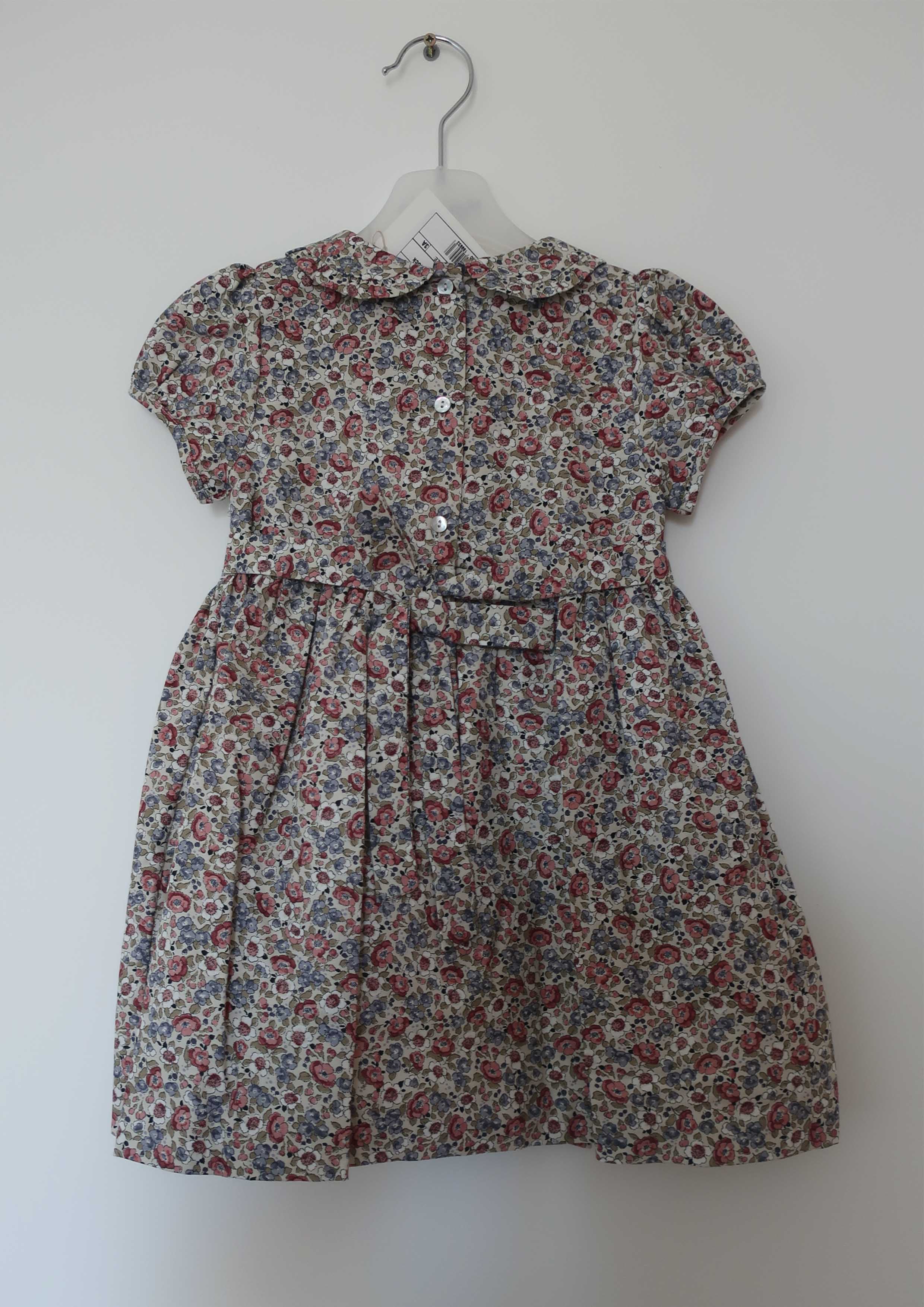 Floral Print Smocked Dress