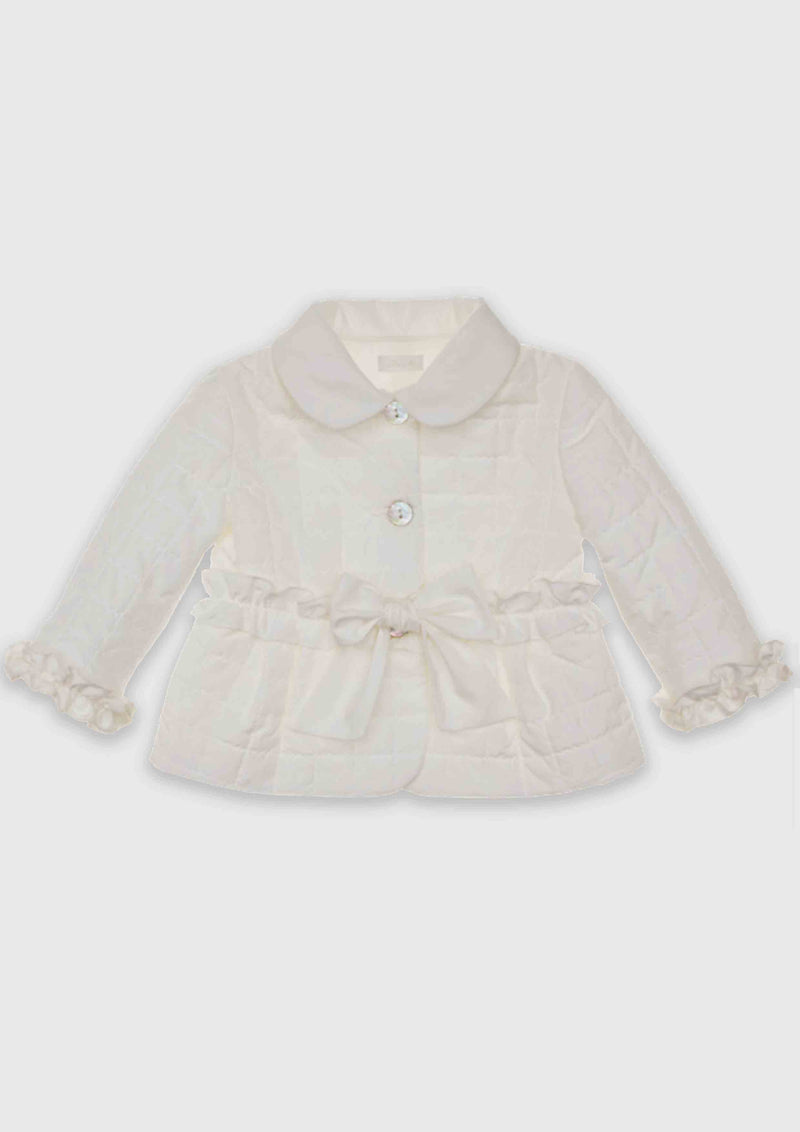 Baby A White baby Jacket - Tiny Models