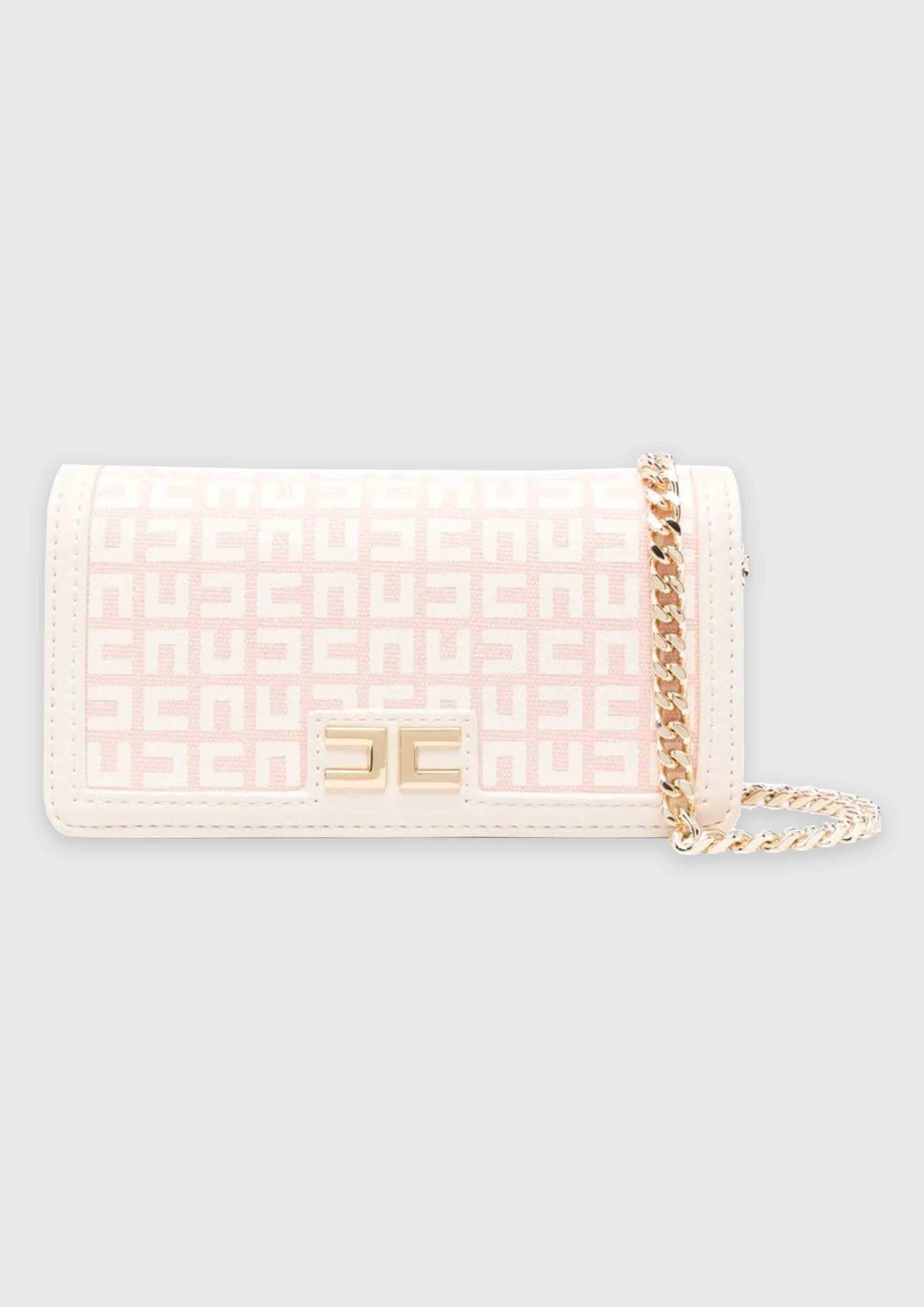 Elisabetta Franchi Pink Monogram Bag