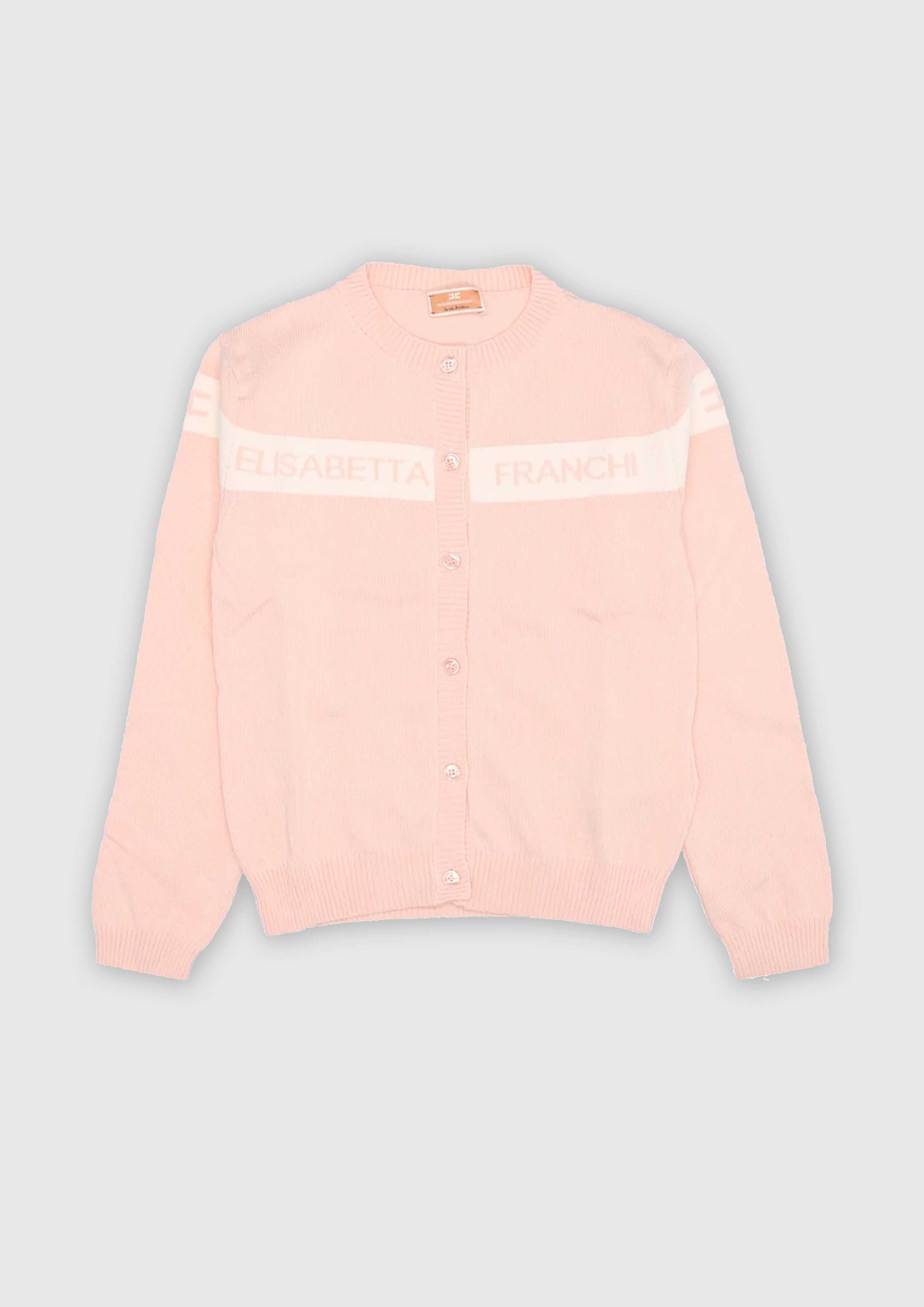 Branded Pink Cardigan - Tiny Models