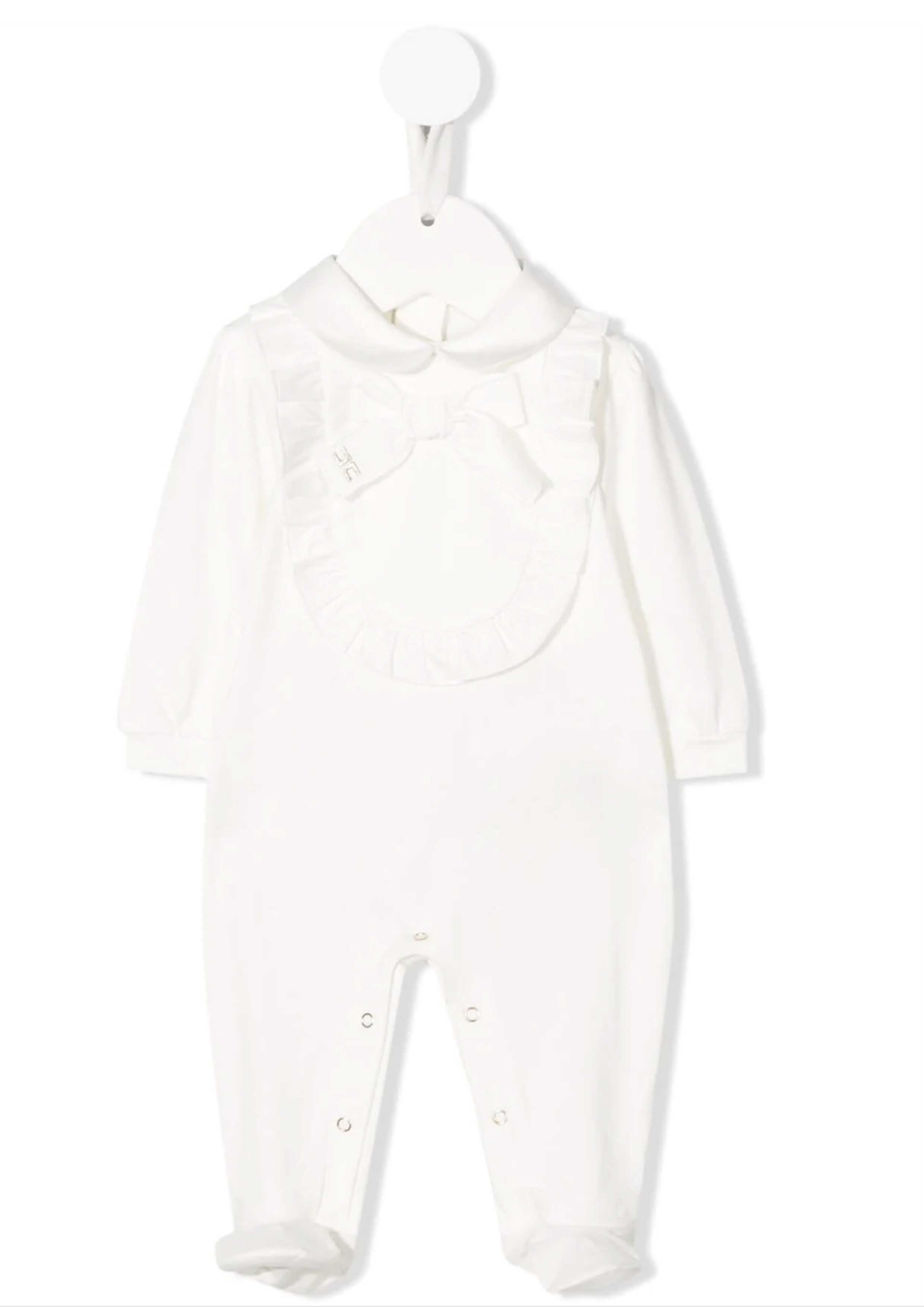 Soft jersey Ivory Bib Babygrow