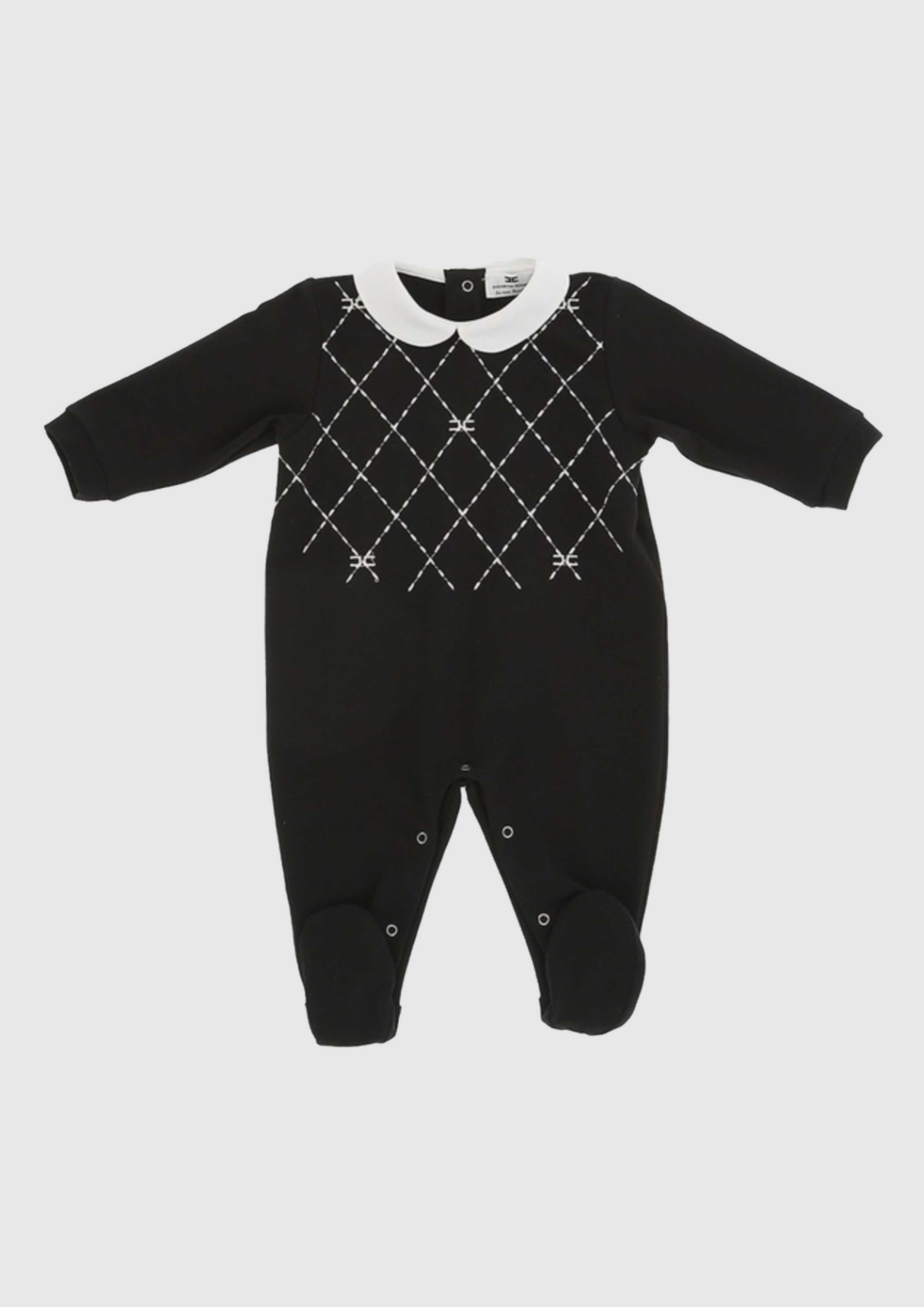 Soft jersey EF Black Babygrow