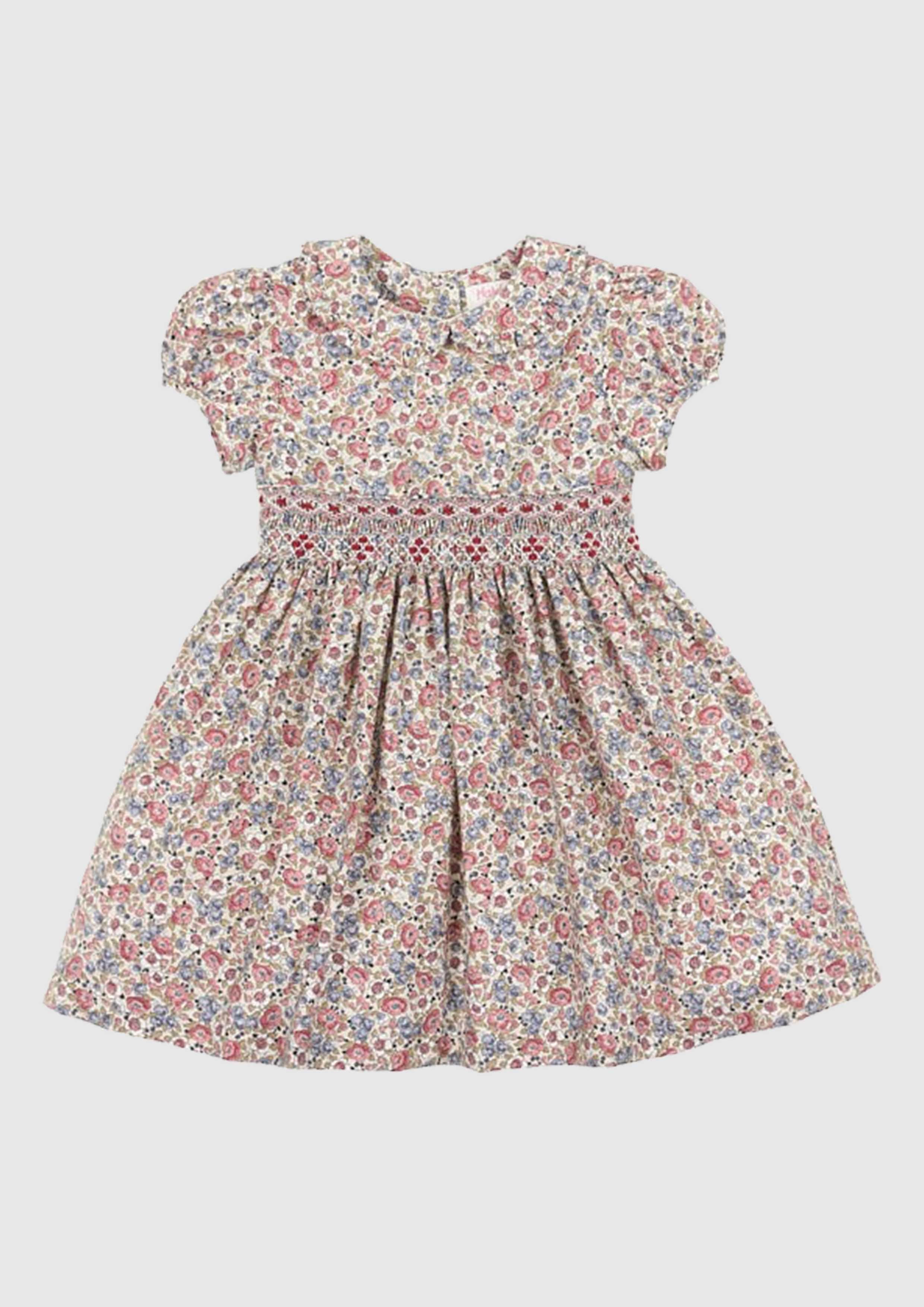 Floral Print Smocked Dress – Tiny Models