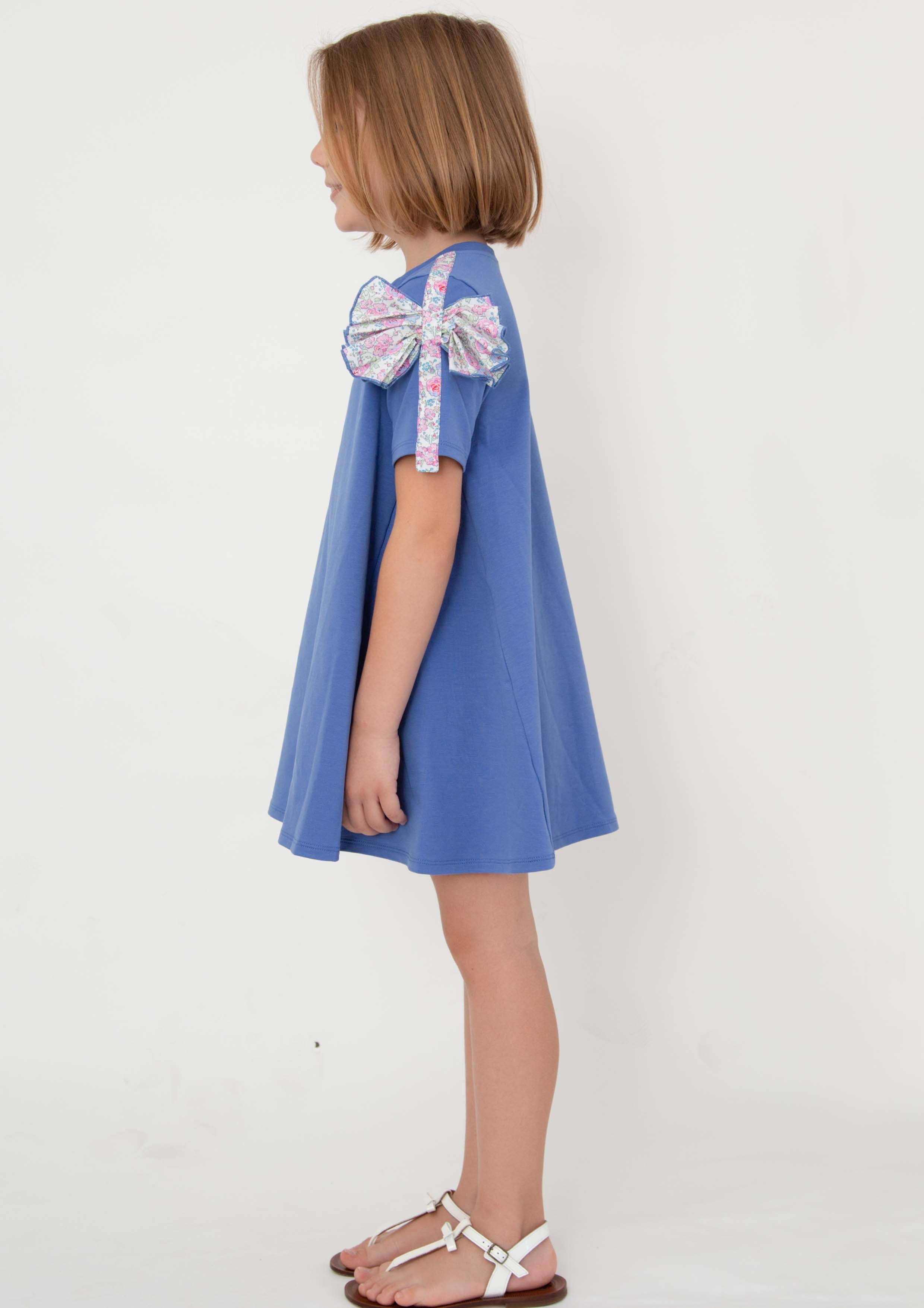 Piccola Ludo Imperia Blue Dress