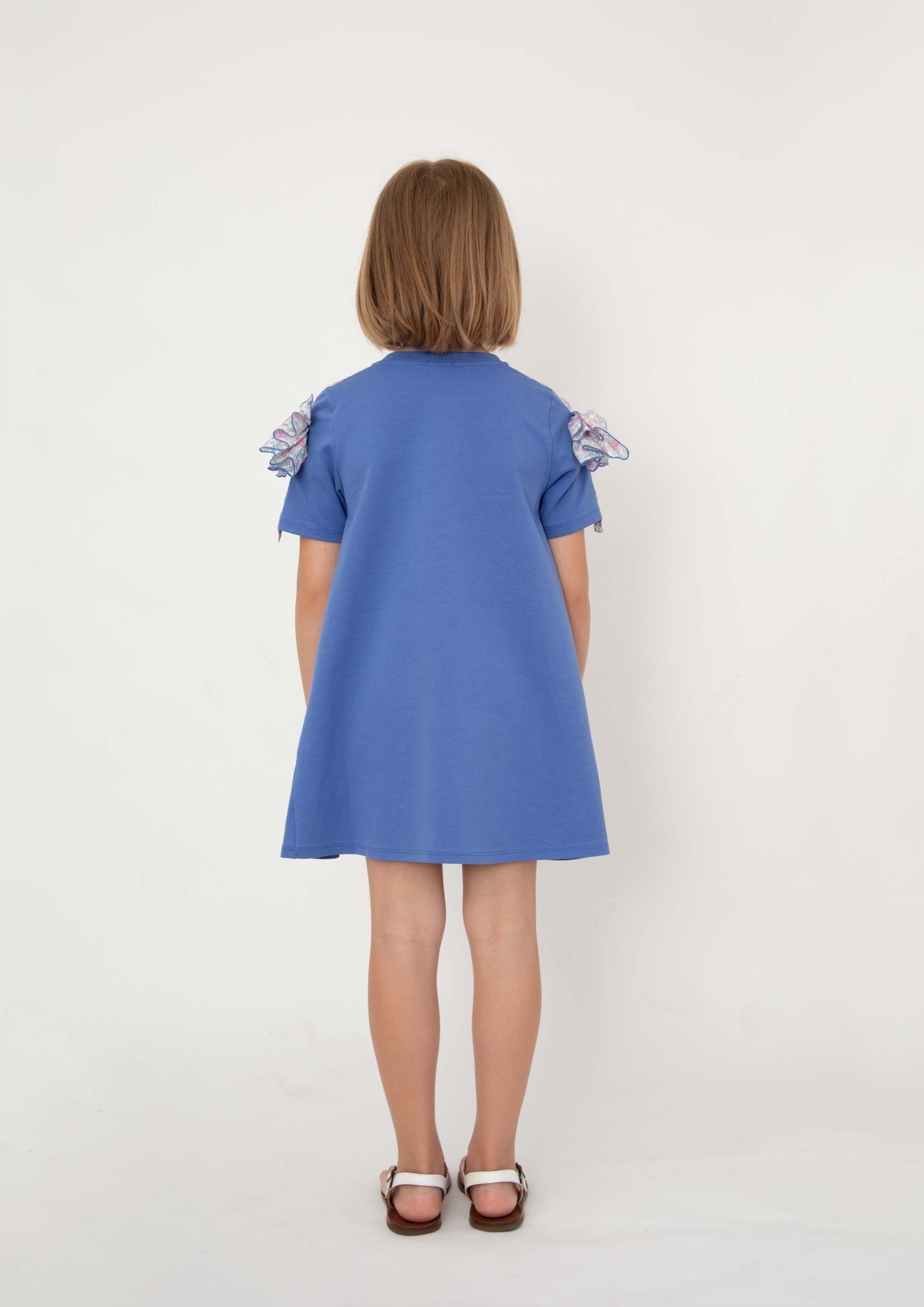 Piccola Ludo Imperia Blue Dress