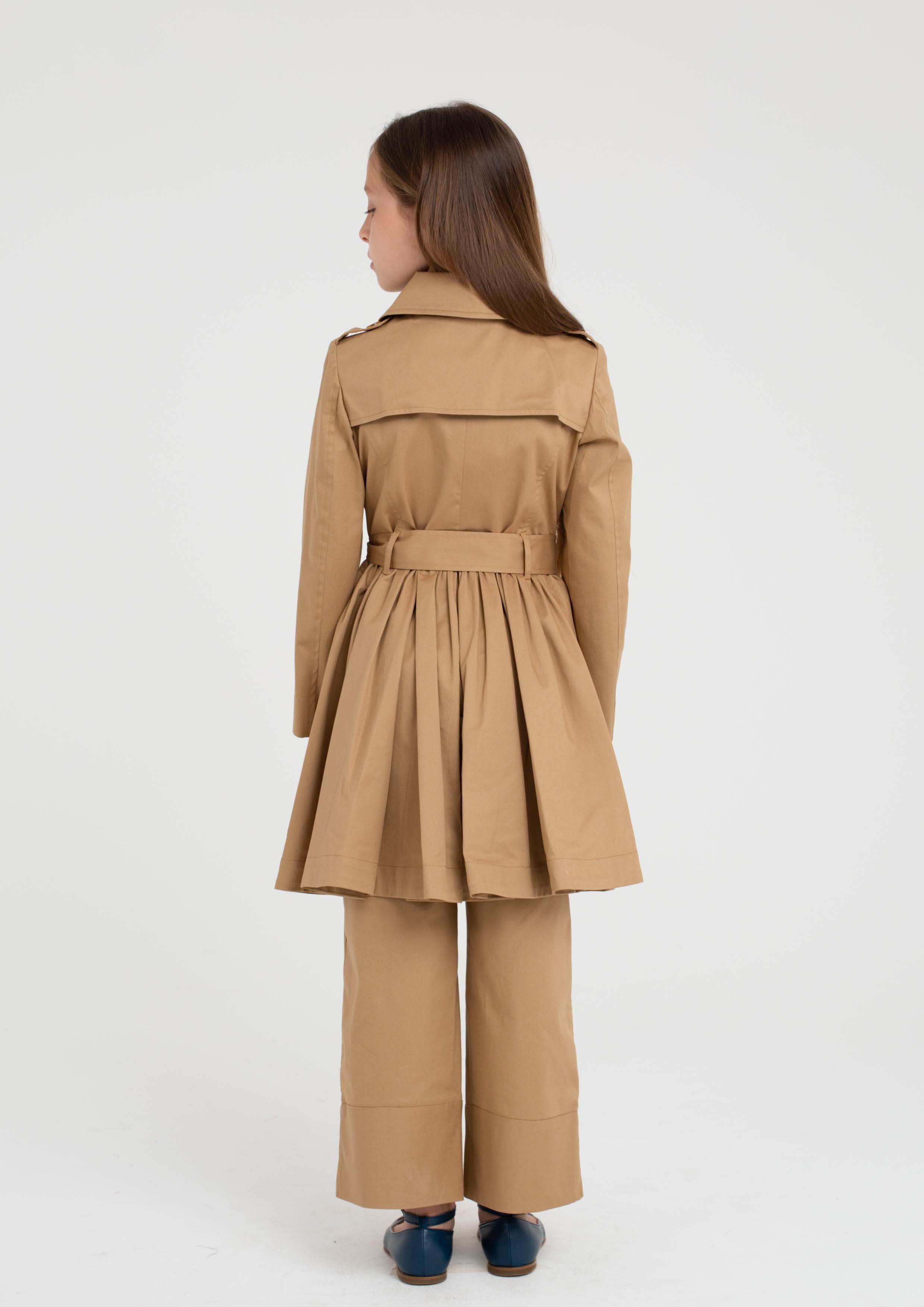 Piccola Ludo Sava Camel Trenchcoat