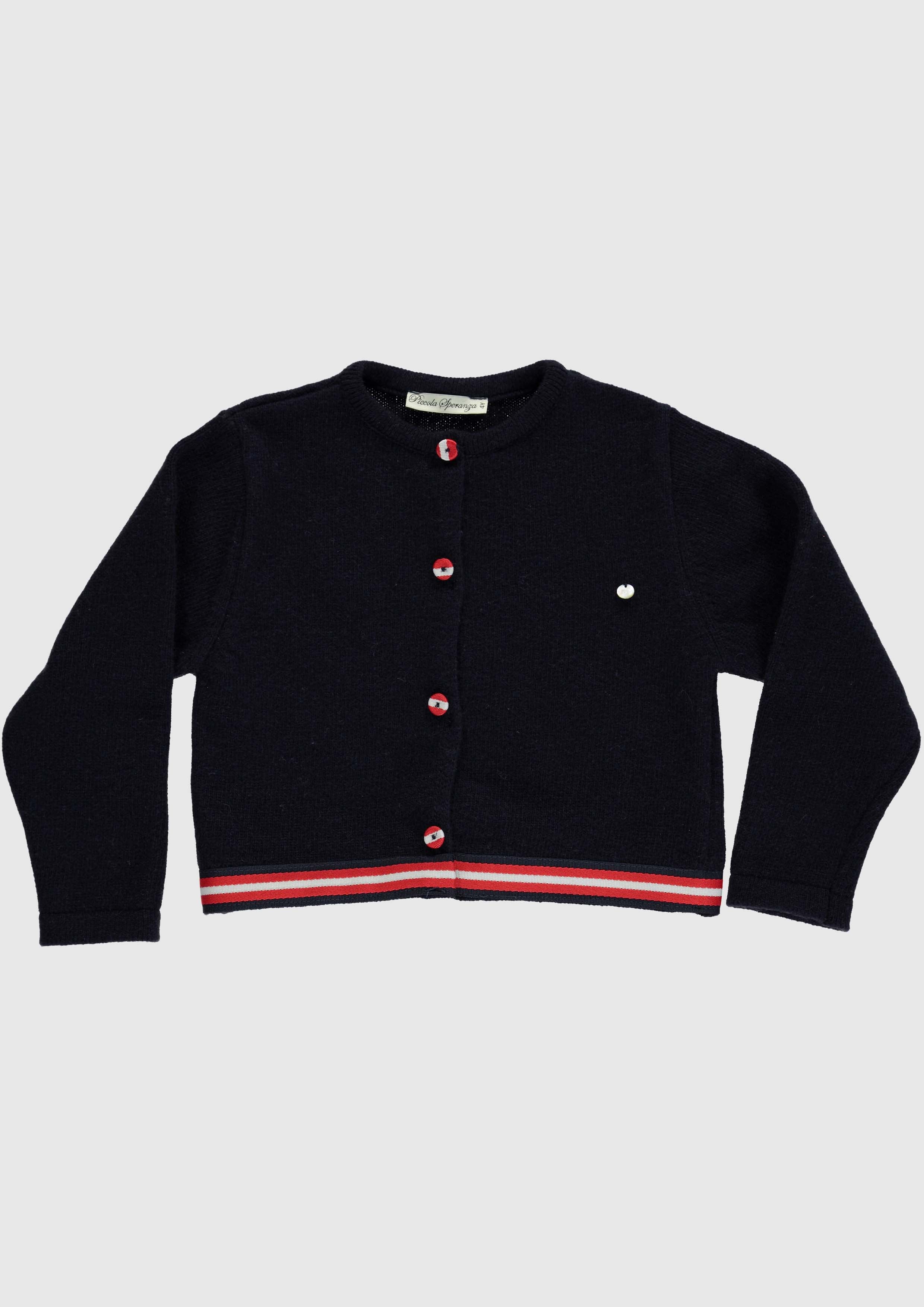 Navy wool Cardigan